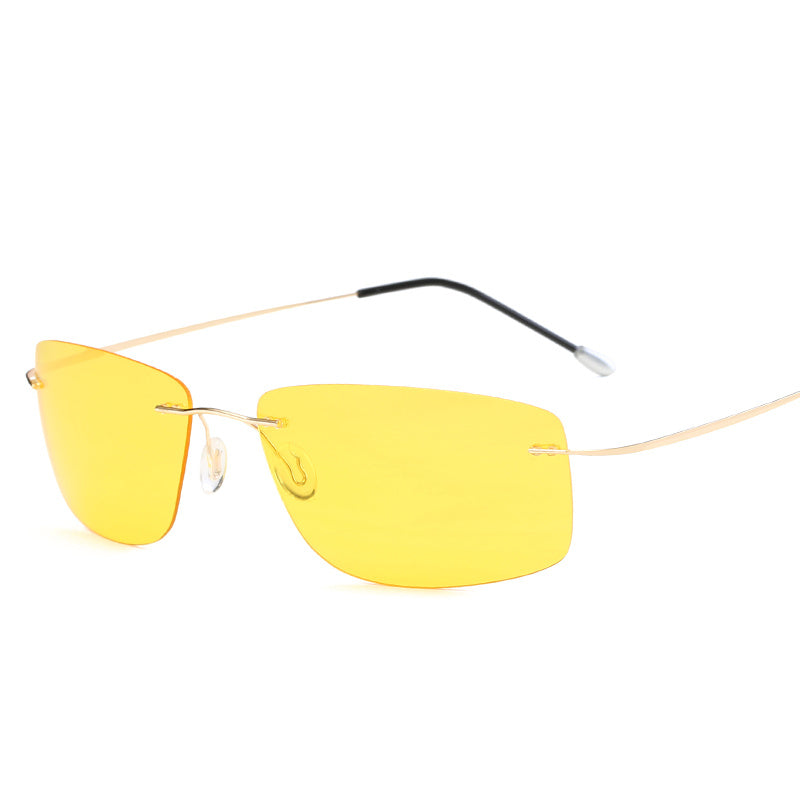 Rimless "Pure Titanium" Sunglasses