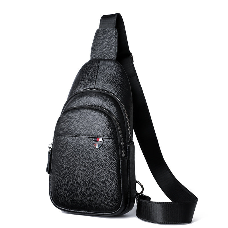 Men's Leather Chest Bag (large capacity)