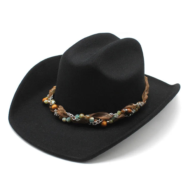 "Rancher Style" Rolled Brim Cowboy Hat