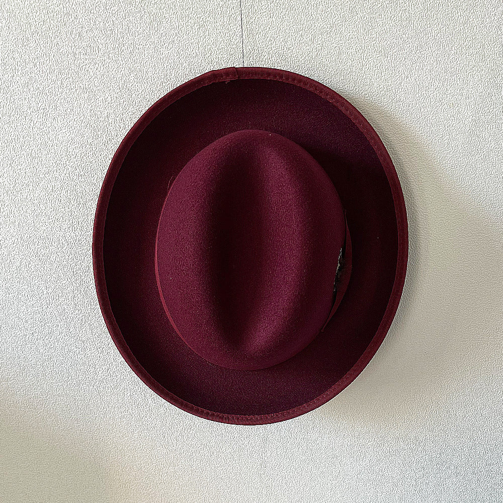 "Godfather" Fedora w/ feather