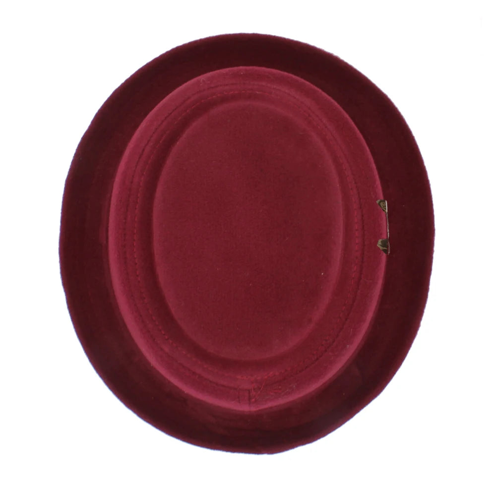 "Stingy-Brim" Fedora w/ feather