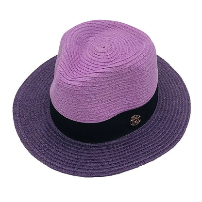 "Touch of Spring" color combo Straw Sun Hat