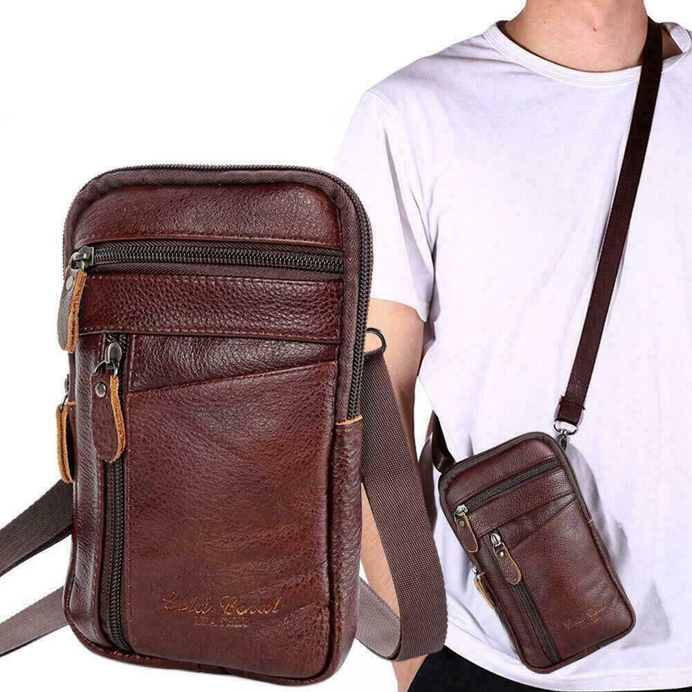 Crossbody Phone Pouch (leather)